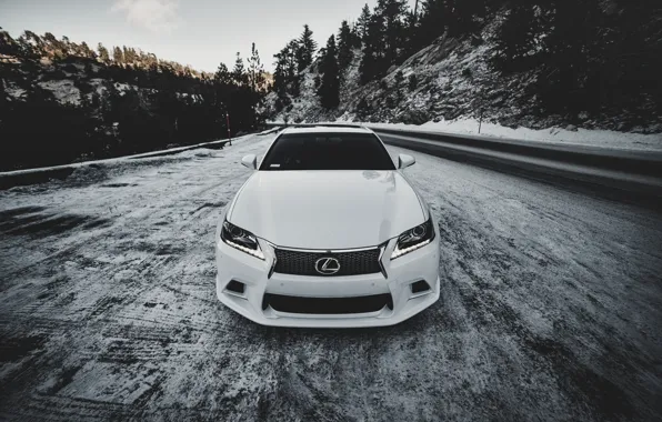 Picture Lexus, Winter, Snow, White, Face, F-Sport