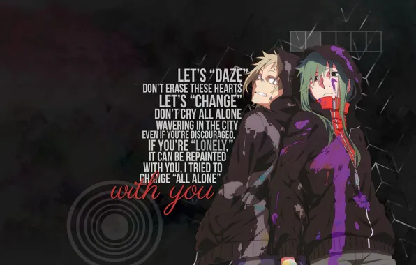 Picture anime, two, Kagerou Project, The project "hot Fog", Project a Sultry mist