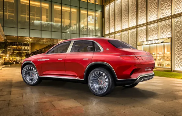 Picture Mercedes-Benz, Vision, Maybach, rear view, 2018, Mercedes-Maybach, electrocreaser, Ultimate Luxury