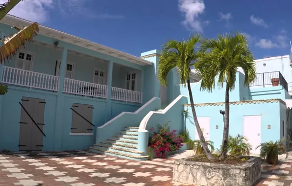 Picture Villa, architecture, colonial style, US Virgin Islands, St. Cross