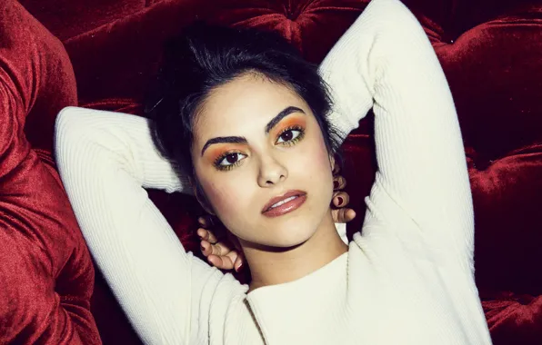Picture actress, brunette, Camila Mendes