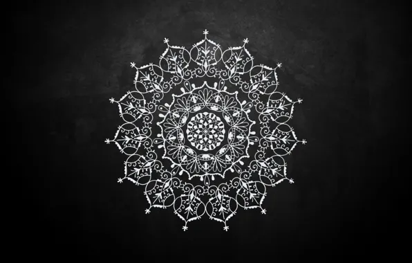 Picture background, pattern, black, black, texture, background, pattern, mandala, mandala