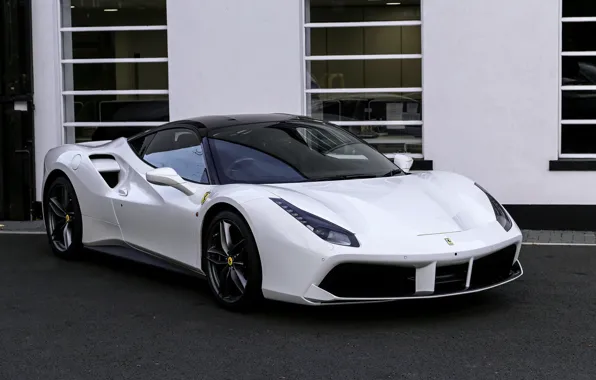 Picture Ferrari, GTB, White, 2015, 488