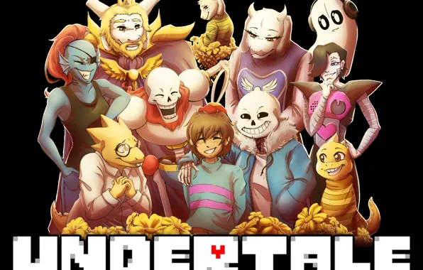 Picture characters, undertale, undertail