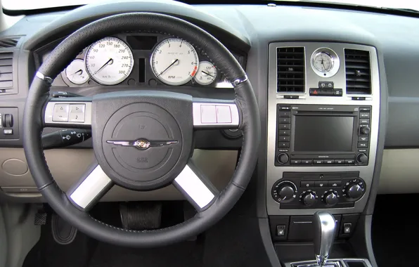 Picture Chrysler, the wheel, 300C, salon, dashboard
