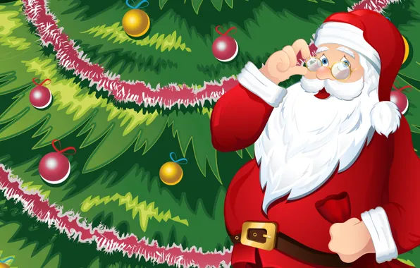 Picture Christmas, Costume, Background, New year, Santa, Tree, Holiday, Santa Claus, Tree, Toys, Klaus, Santa Claus, …