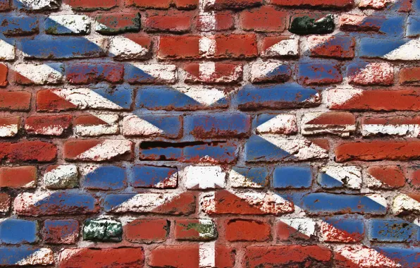 Picture wall, brick, flag, Navy, LNB, DNR