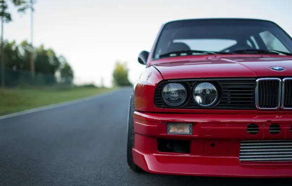 Picture Red, Car, Bmw, E30