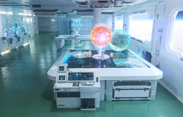 Picture laboratory, the room, E.V.A Space Station, Sofian Moumene