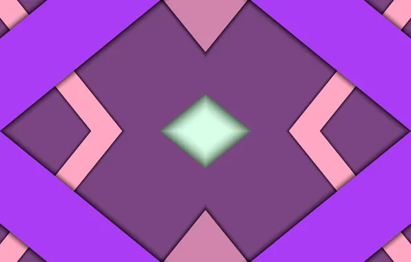 Picture triangles, rhombus, symmetry