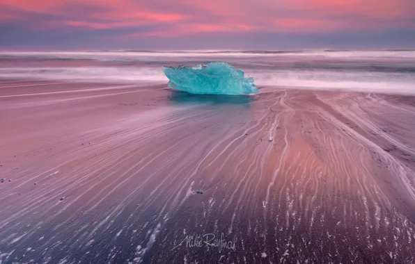 Picture beach, light, nature, ice, Iceland