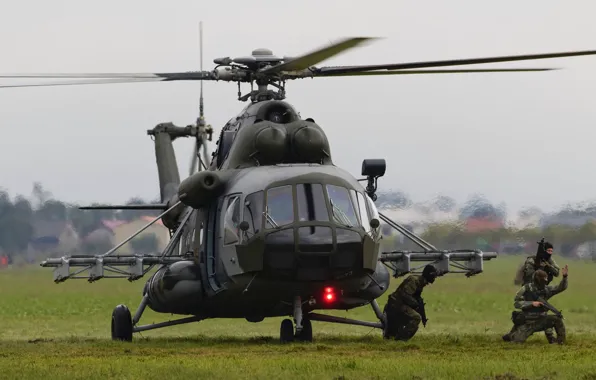 Picture helicopter, landing, Mil Mi-171S