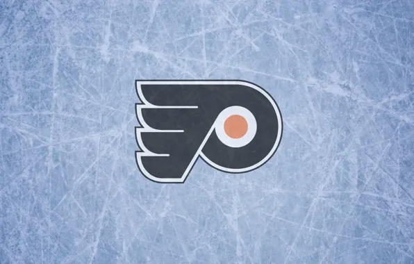 Picture ice, wing, emblem, Philadelphia Flyers, The Philadelphia Flyers, hockey club