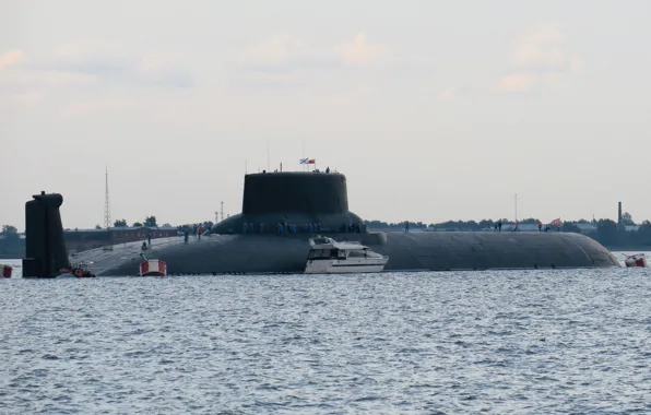 Picture shark, the project 941, Dmitry Donskoy, the world's largest submarine