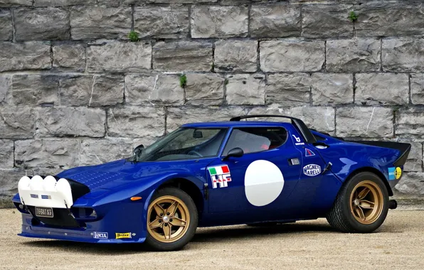 Picture Italy, blue, race car, 1972, Lancia Stratos