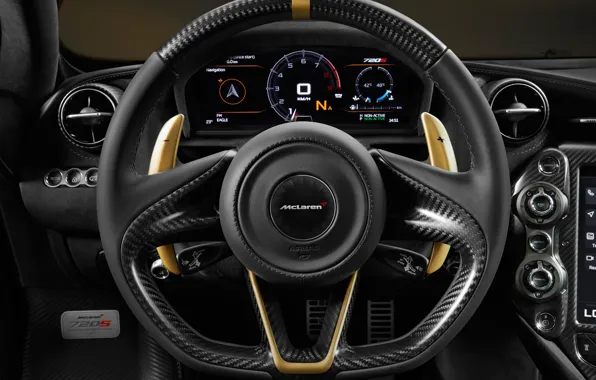 Picture the wheel, salon, Limited Edition, McLaren 720S, Grey Gold