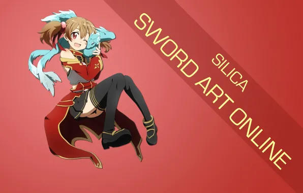Picture game, anime, beautiful, pretty, asian, manga, japanese, Sword Art Online, Silica, oriental, asiatic, powerful, strong, …
