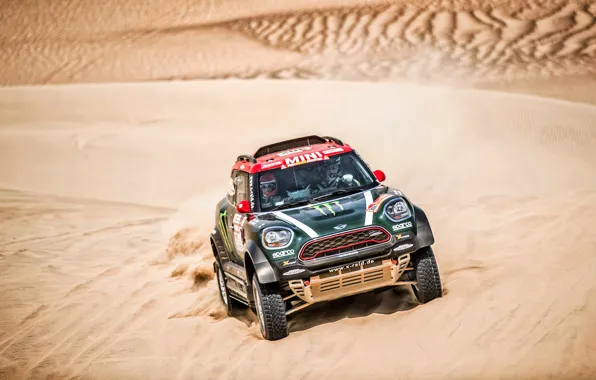 Picture Sand, Auto, Mini, Dust, Sport, Desert, Speed, Car, Rally, Dakar, Dakar, SUV, Rally, Dune, X-Raid …