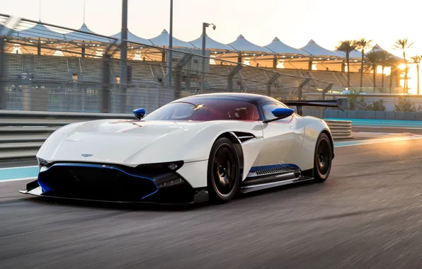 Picture Aston Martin, speed, racing track, Vulcan