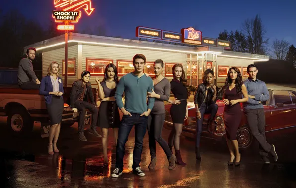 Picture the series, Riverdale, Camila Mendes, Paradise Fitzgerald, Cole Sprouse, Lili Reinhart, Riverdale