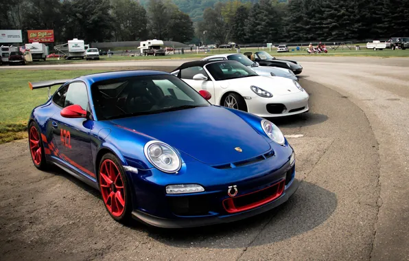 Picture Porsche, cars, four