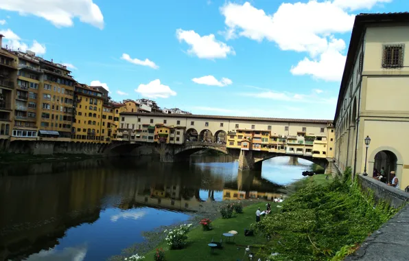 Picture Italy, Florence, Italy, Florence, Italia, Firenze, The Arno River, Arno river
