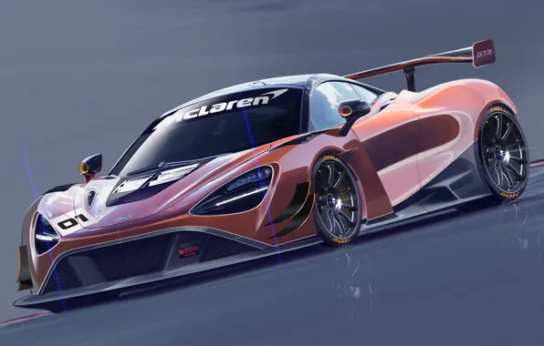 Picture Concept, GT3, art, McLaren 720S
