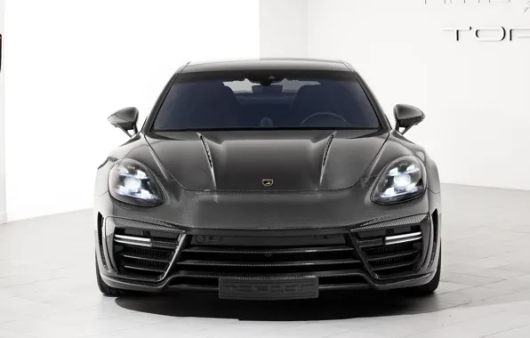 Picture Porsche, Panamera, GTR, front view, 2018, Stingray, Ball Wed, Carbon Edition