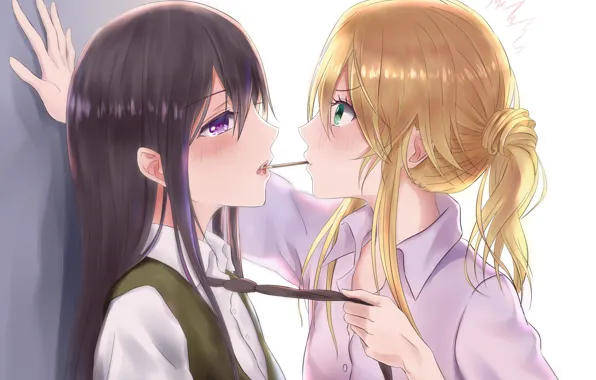 Picture girls, anime, wand, Citrus