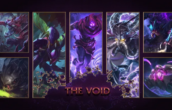 Picture game, alien, monsters, League of Legends, LOL, Void, mahou, The Void, by theladyclockwork