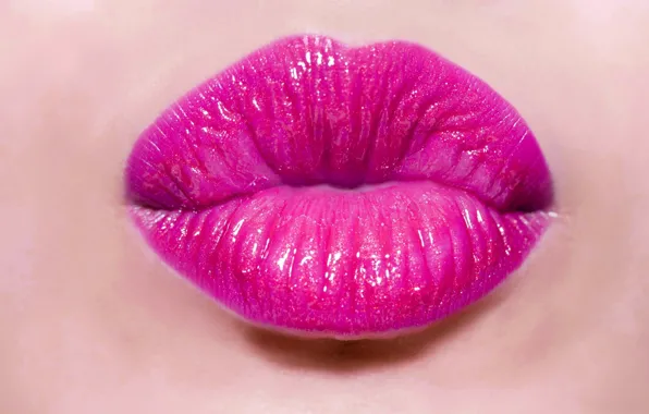 Picture kiss, lipstick, lips