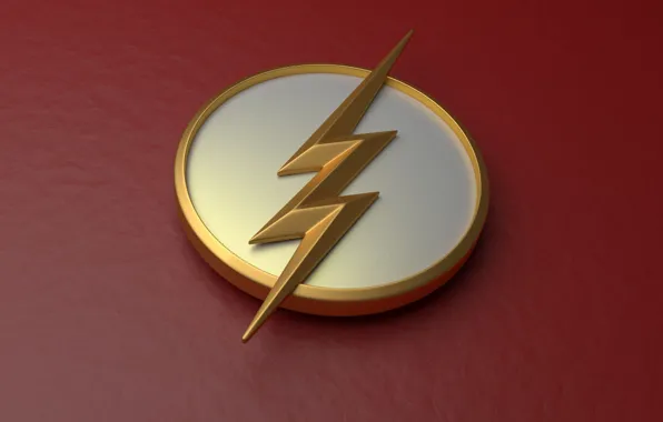 Picture logo, white, The Flash, Barry Allen, Grunt Gustin