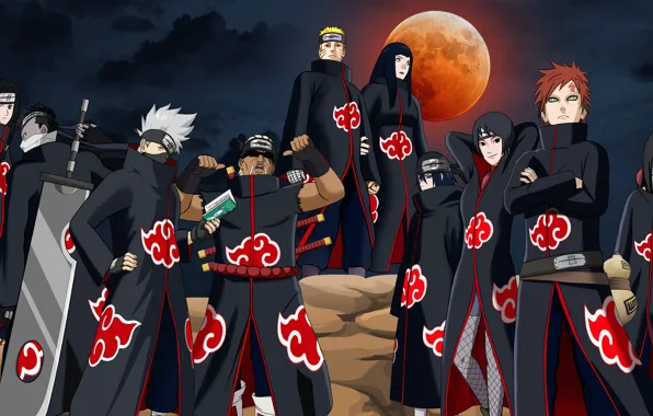 Picture Naruto, anime, ninja, Akatsuki, manga, shinobi, Naruto Shippuden, jinchuuriki, japonese, anian