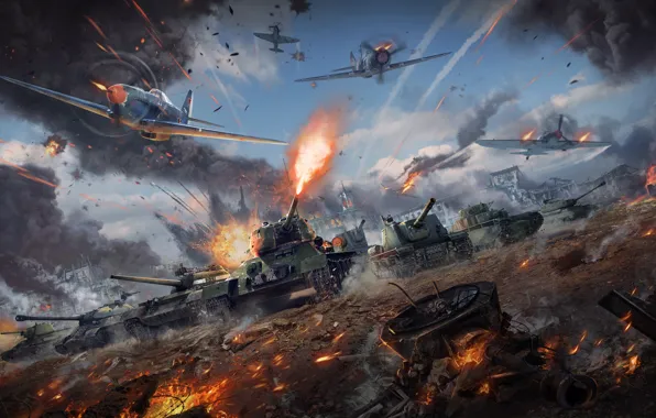 Picture Game, War Thunder, Tanks Battle