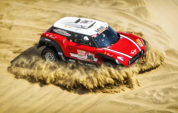 Picture Sand, Red, Mini, Sport, Desert, Rally, Dakar, Dakar, Rally, Dune, Buggy, Buggy, X-Raid Team, 305, …