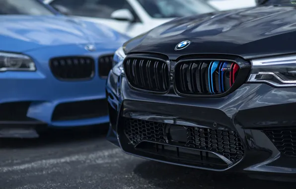 Picture BMW, Blue, Black, F10, Sight, F90