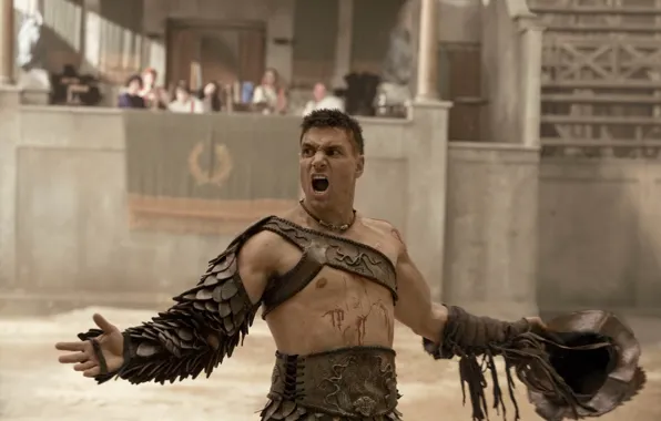 Picture arena, Spartacus, Crixus, Crixus, Manu Bennett