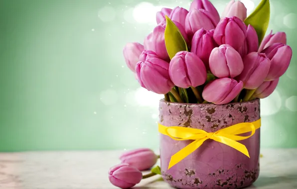 Picture flowers, bouquet, tulips, love, wood, flowers, romantic, tulips, purple