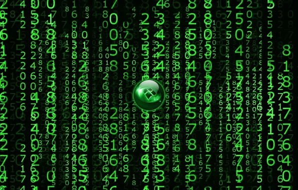 Picture green, desktop, wallpaper, matrix, windows, code, hackers