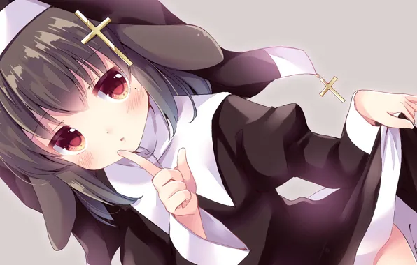 Picture Girl, Anime, Nun