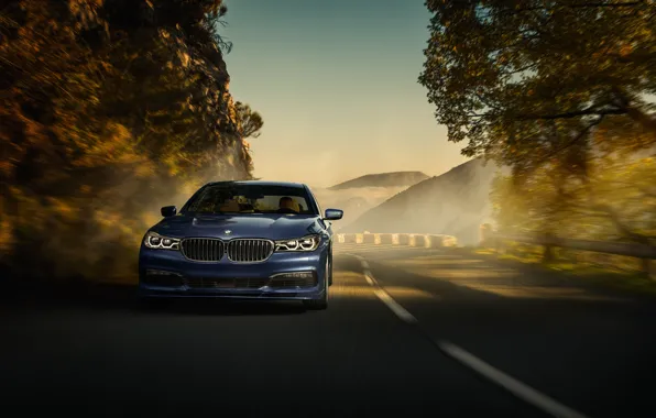 Picture road, speed, BMW, xDrive, Alpina, 2017