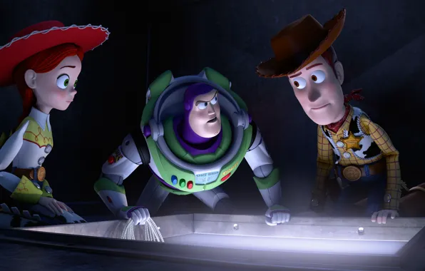 Picture Jessie, Buzz Lightyear, Sheriff Woody, Toy Story 2