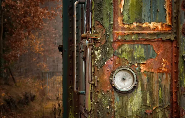 Picture background, rust, the car