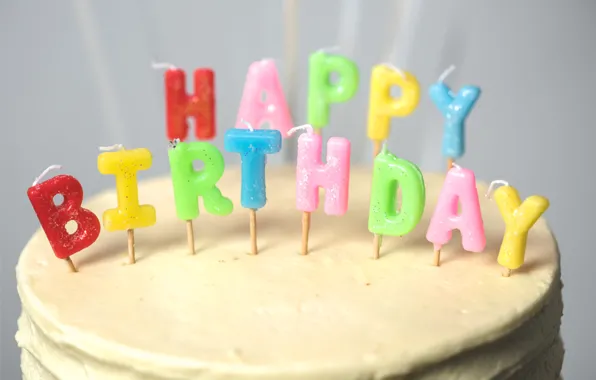 Picture candles, cake, cake, Happy Birthday, celebration, decoration, candle, Birthday