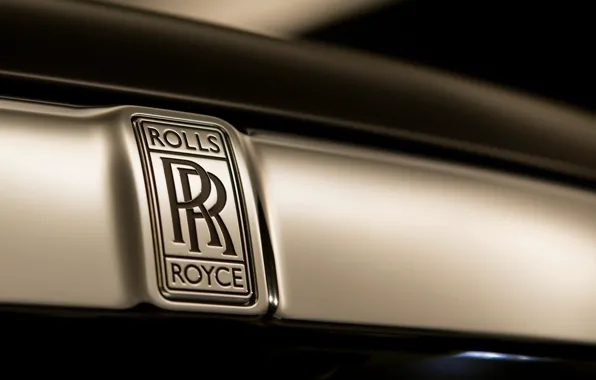 Picture Rolls-Royce, emblem, logo, Dawn, 2018