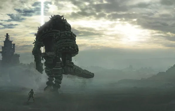 Picture Shadow of the Colossus, Sony Interactive Entertainment, Сhasing a Сolossus