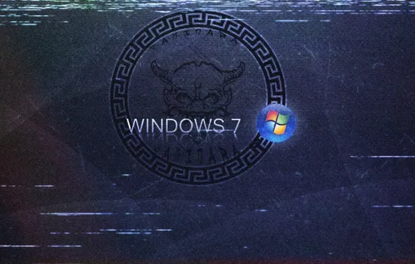 Picture Skull, Logo, Windows 7