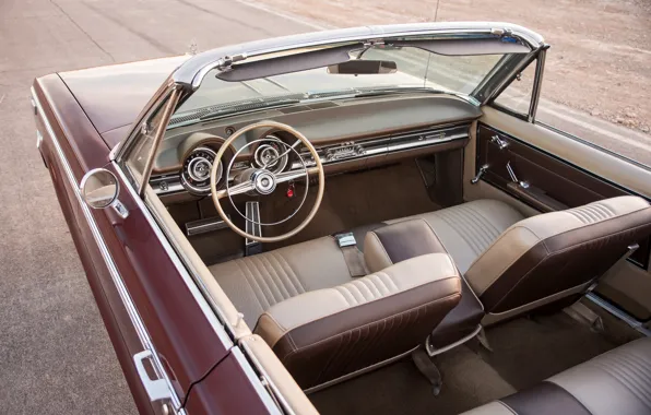 Picture Dodge, 1965, Convertible, Custom 880, the interior of the car