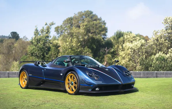 Picture Pagani, Car, Tricolor, Zonda, The, 2017, during, Quail, Week