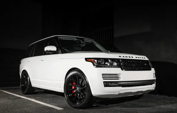 Picture Range Rover, with, color, exterior, trim, matched